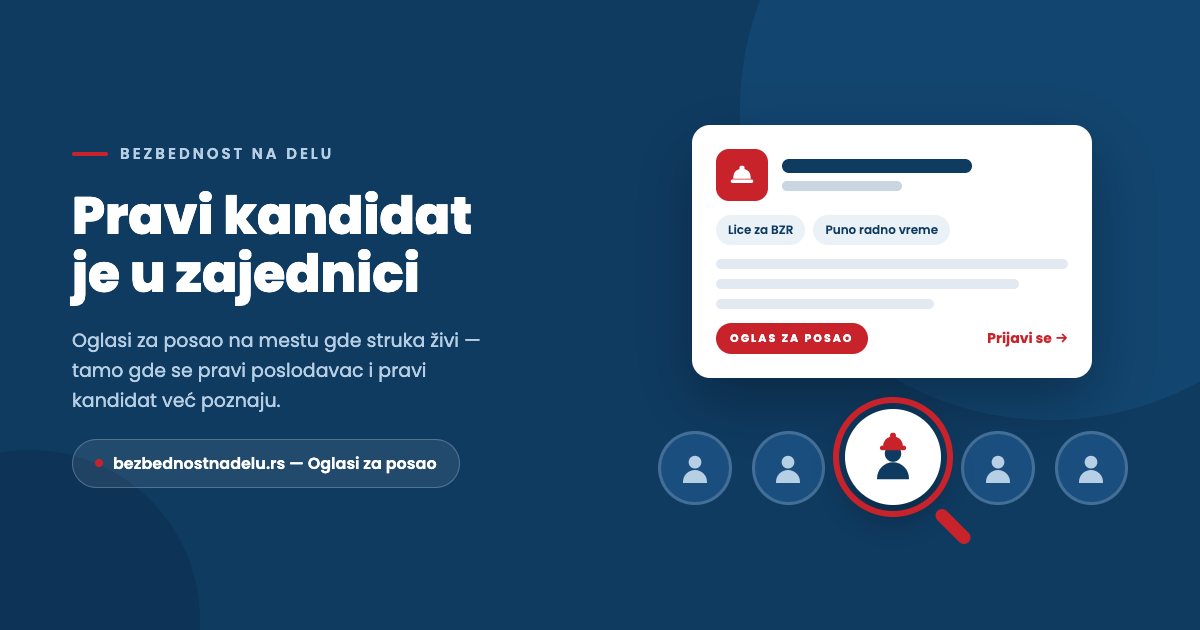 Kako naći pravog kandidata u oblasti BZR?